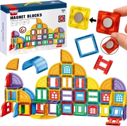 Magnetické stavebnice 3D WOOPIE – vzdelávacia sada Zámok, 100 ks