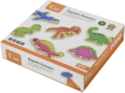 Drevené magnety dinosaury – sada 20 ks