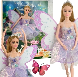 Woopie Royal bábika víla Emi s motýlími krídlami