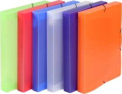 Archivačný box A4 z PP s gumičkou Opaline (mix farieb)