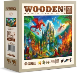 Drevené puzzle Fantasy Zámok 1010 dielikov