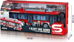 Hračka trolejbus so svetelnými a zvukovými efektmi