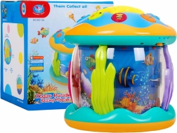 Projektor „Morský svet“ pre deti 3+ Svetlá Hudobná skrinka Pomôcka na spánok