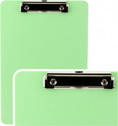 Zelená podložka s klipom A4