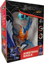 Screechers Wild! transformačná sada Airstrike Eagle s mincou