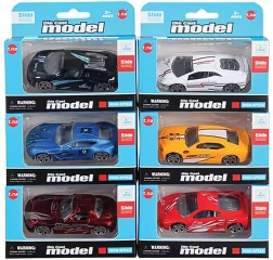 Závodné autíčko s voľnými kolesami 7,5 cm