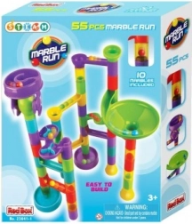 Plastová guľôčková dráha 55 dielov