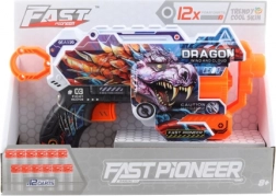 Pištoľ na penové náboje s dračím motívom