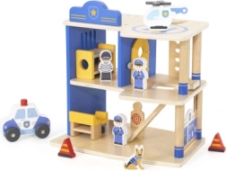 viga drevená policajná stanica s 3 poschodiami a príslušenstvom