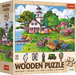 Drevené puzzle Letný raj 501 dielikov