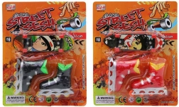 Skateboard a kolieskové korčule na prst pre deti