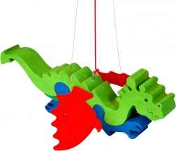 Fauna drevený lietajúci drak na zavesenie