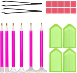 Ag979a diamantová vyšívacia sada príslušenstva