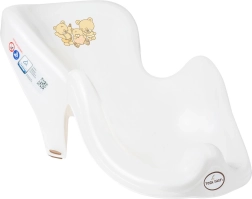 Lehátko do vaničky s medvedíkom, biele