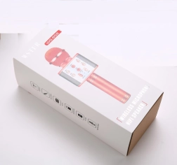 bezdrôtový karaoke mikrofón so záznamom a podporou USB/microSD