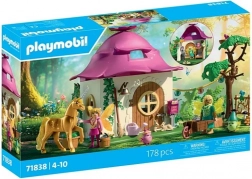 Playmobil Princess Magic útulný dom víl so zlatým jednorožcom
