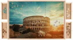 Veľká tabuľa na skladanie puzzle Malatec