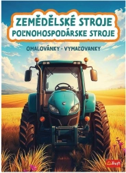 Omaľovánky poľnohospodárske stroje 20 × 27,5 cm