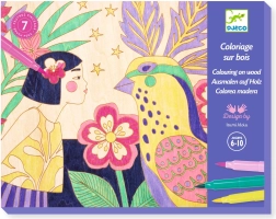 DJECO Maľovanie na drevo Sweet Girls