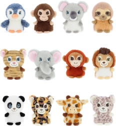 Keeleco mini adoptovateľný svet – plyšové zvieratko 10 cm (mix 12 druhov)