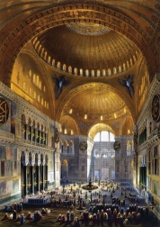 Puzzle Art Puzzle Prvá modlitba v mešite Hagia Sofia 1000 dielikov