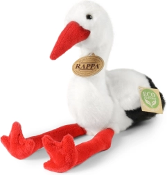 Plyšový bocian 20 cm eco friendly RAPPA