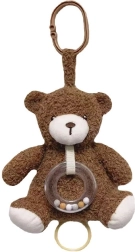 Hracia skrinka hnedý medveď 18 cm