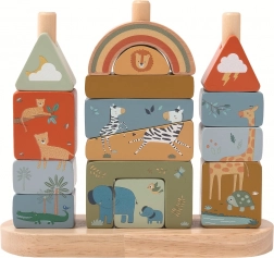 2kids toys safari nasadzovacie drevené kocky