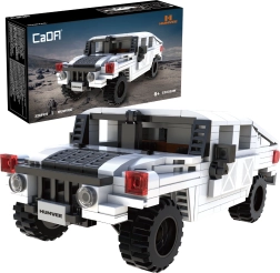 CaDA Humvee biele terénne auto zo stavebnice