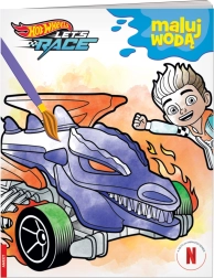 Hot Wheels maľovanie vodou – omaľovánka pre deti