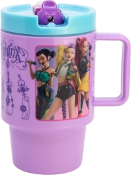 Veľký plastový hrnček s náustkom 530 ml K-pop: lovkyne démonov - 1 kus