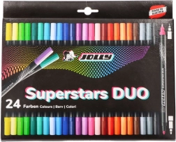 Dvojhrotové fixky Next Gen, 24 farieb