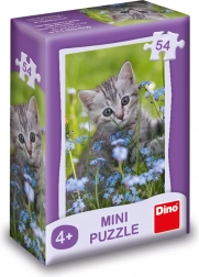 Mini puzzle zvieratká 54 dielikov – mix motívov
