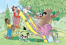 JUMBO puzzle Šmykľavá šmykľavka pre deti - 150 dielikov