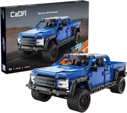 CaDA modré terénne auto Smash Off-Roader pull-back