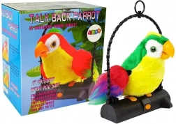 Papagáj Pleciuga Vták opakuje slová zelený