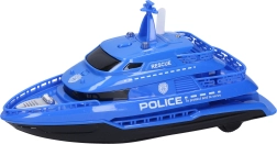 Loď s efektmi na zotrvačník modrá