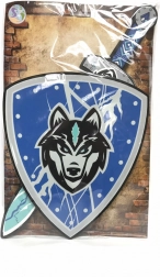 Penaový meč a štít líška pre deti