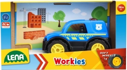 LENA Workies policajné auto 12 cm