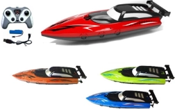 Motorový čln R/C s USB nabíjačkou - rôzne farby