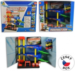 MaDe Garáž s ručným výťahom a 3 autami, 29 cm