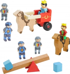 Jeujura drevené figúrky Kráľ, Kráľovná a Rytieri