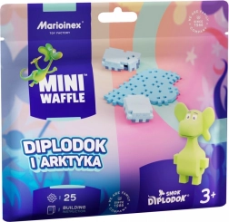 Stavebnica Mini Waffle – Diplodok a Arktída, sáčok 25 dielikov