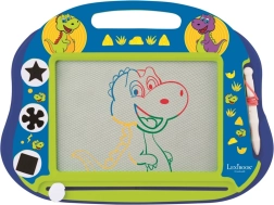 Magnetická viacfarebná kresliaca tabuľka dinosaurus a5 s pečiatkami a perom