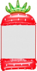 Nafukovacia vodná hojdacia sieť v tvare jahody