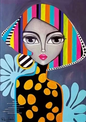 Puzzle farebné dievča 1000 dielikov MAGNOLIA