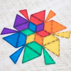 CONNETIX Rainbow Shape Expansion Pack – magnetické stavebnice, 36 dielikov