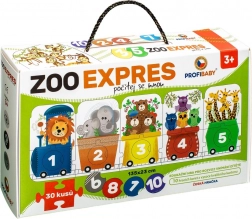 Puzzle ZOO Expres - Počítaj So Mnou 30 Dielikov