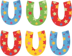 Bigjigs Toys Drevené Hviezdičkové Písmenko U