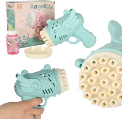 Pištoľ na bubliny s krídlami modrá